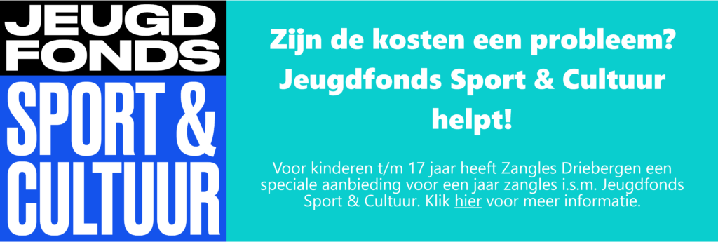 Jeugdfonds Sport & Cultuur Zangles Driebergen